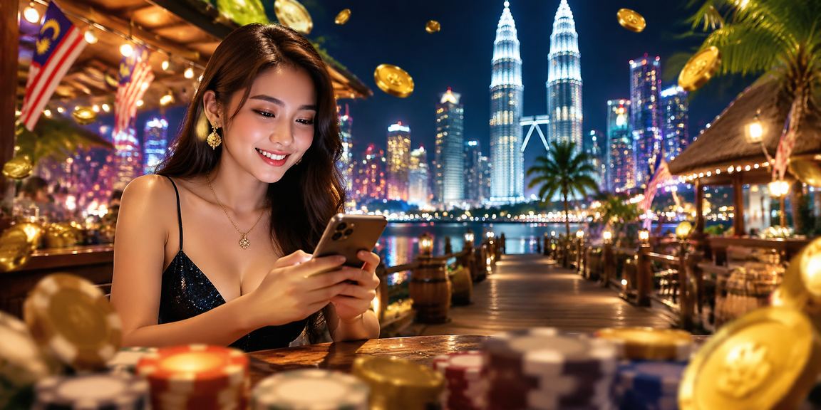 Pemandangan kasino mudah alih Kuala Lumpur semasa bermain