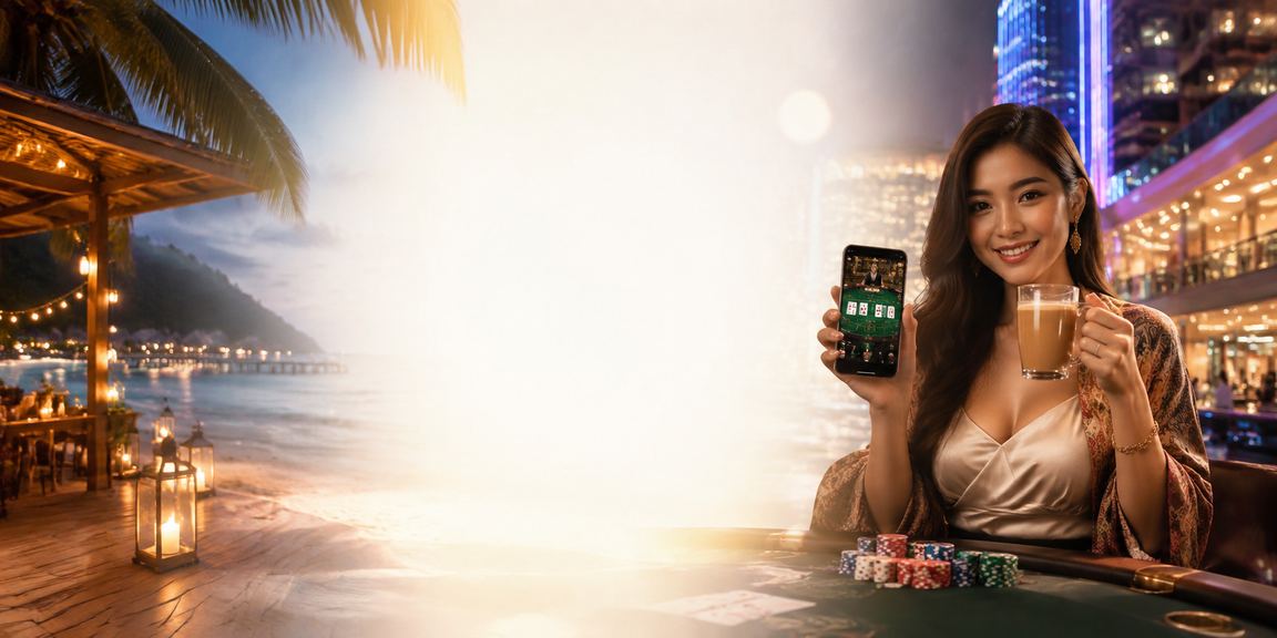 Pemain Langkawi menikmati permainan baccarat langsung melalui platform kasino dalam talian 14f