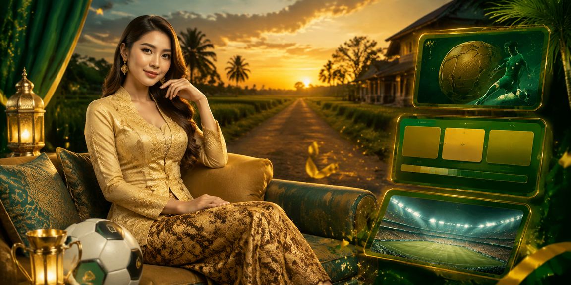 Pengguna wanita Malaysia menikmati platform pertaruhan dalam talian 14f dengan gaya busana tradisional