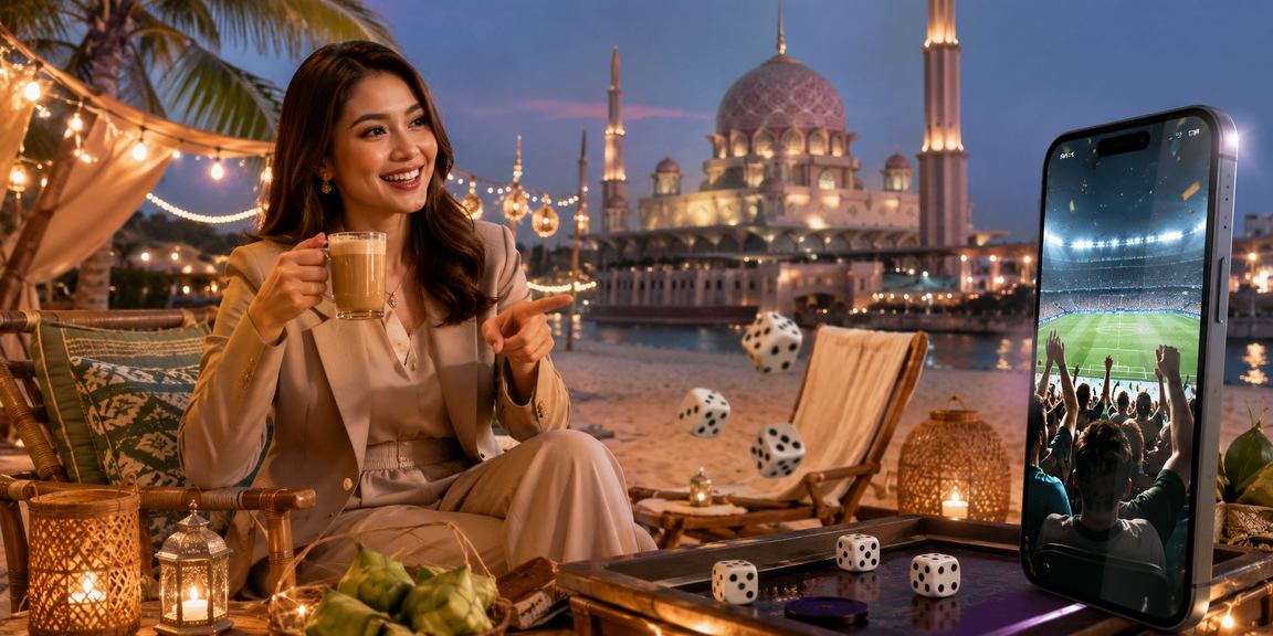 Suasana permainan meriah sempena Hari Raya di Putrajaya dengan platform dalam talian 14f